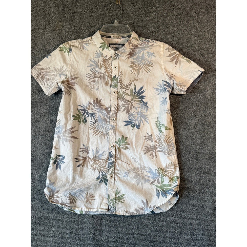 Denim & Flower Ricky‎ Singh Boys 13/14 Floral Print Button Down